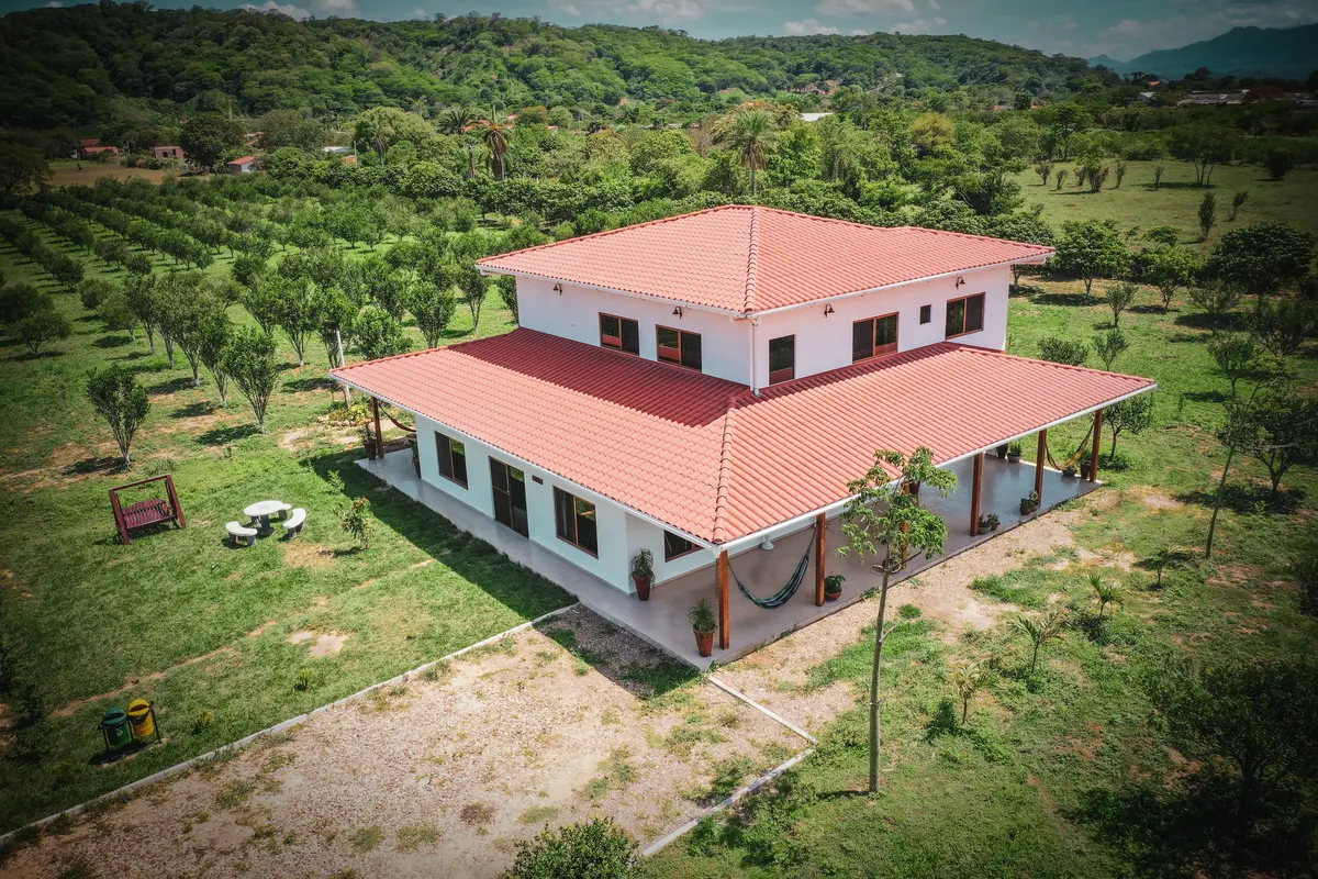 Cabaña grande de Cabañas Vega vista aérea